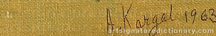 Signature by Axel KARGEL