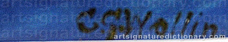 Signature by Carl WALLIN