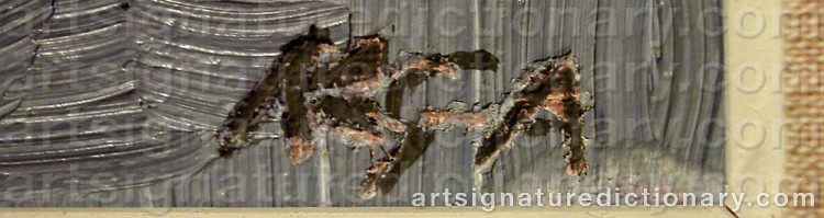 Signature by Karl-Göte SERNIUS