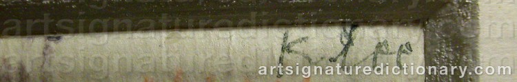 Signature by Paul KLEE