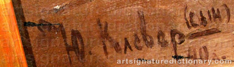 Signature by Julij Julevic The Younger KLEVER
