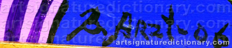 Signature by Benno ARZT