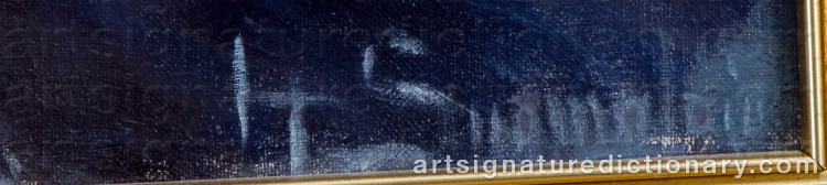 Authentic signature by Hanna SUOMALAINEN on Painting/Watercolour artwork