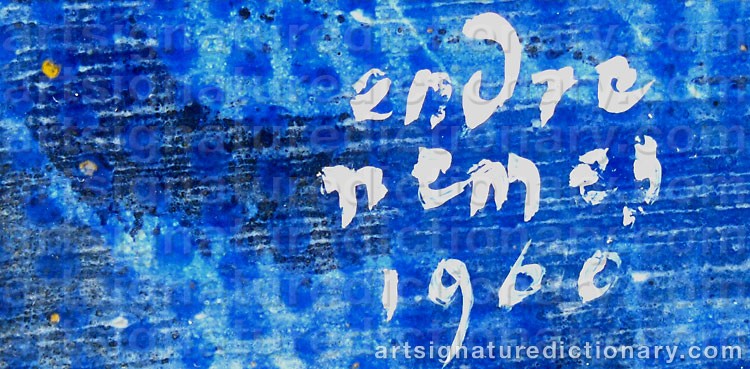 Signature by Endre NEMES