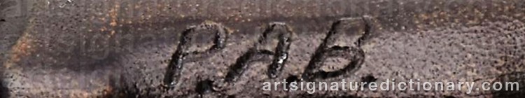 Authentic signature by Per Arne BERG on Other artwork