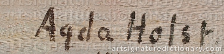 Signature by Agda HOLST