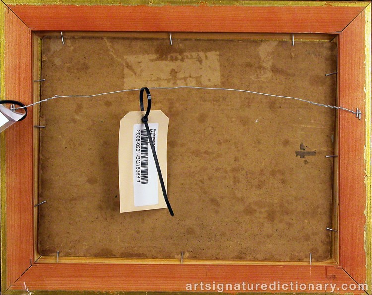 Close-up details showing Hans Fredrik GUDE signature forgery characteristics