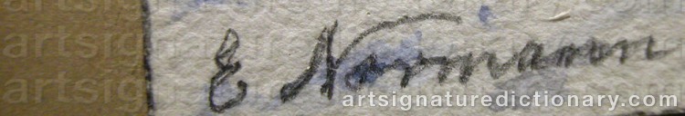 Signature by Emma Pastor NORMANN