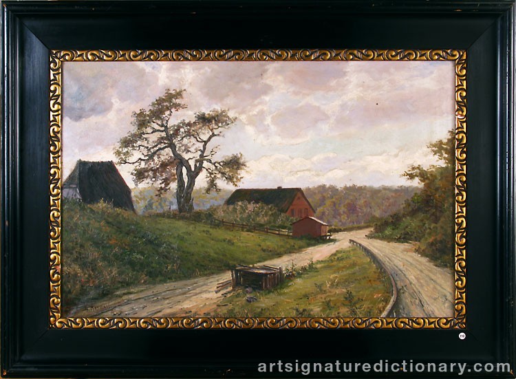 Close-up details showing Olof HERMELIN signature forgery characteristics