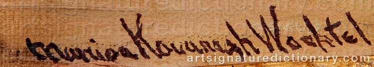 Signature by Marion Kavanagh WACHTEL
