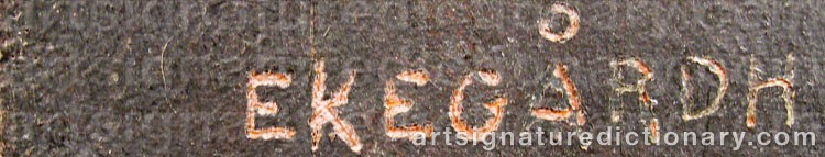 Signature by Hans EKEGÅRDH