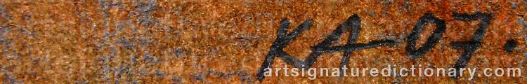 Signature by Kjell ANDERSSON