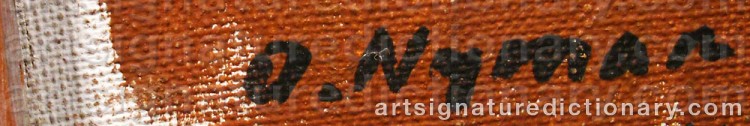 Signature by Olle NYMAN