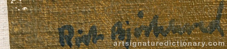 Signature by Richard BJÖRKLUND