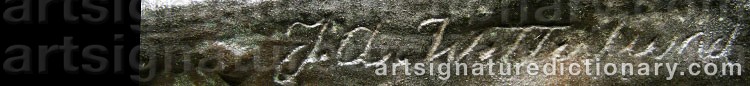 Signature by Johan Axel WETTERLUND