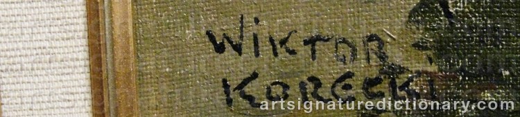 Signature by Wiktor KORECKI