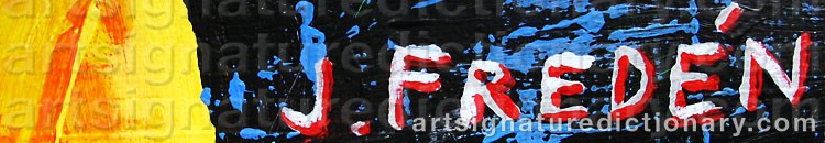 Signature by Jonas FREDÉN