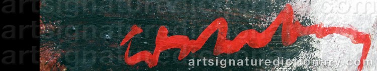 Signature by Bertil WAHLBERG