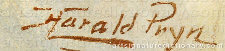 Signature by Harald PRYN