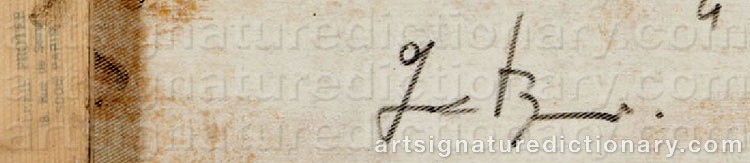 Authentic signature by Giancarlo BARGONI on  artwork