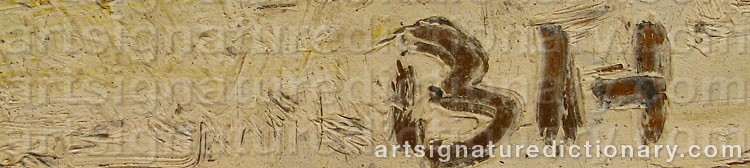 Signature by Birger HALLING