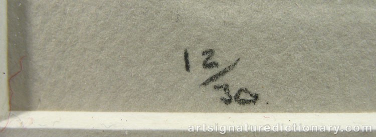 Close-up details showing Georges BRAQUE signature forgery characteristics