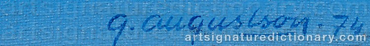 Signature by Göran AUGUSTSON