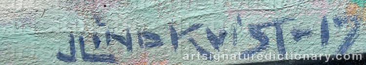 Signature by Jonas LINDKVIST