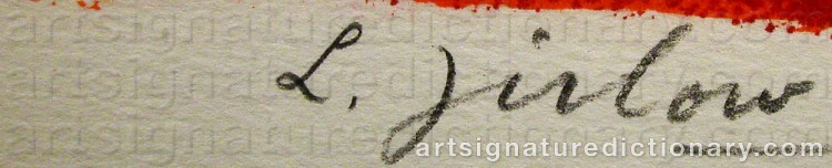Signature by Lennart JIRLOW
