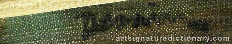 Forged signature of André DERAIN