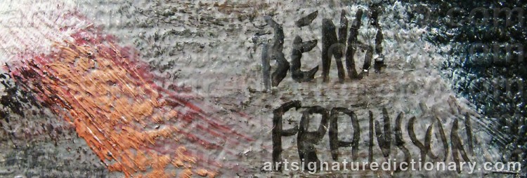 Signature by Bengt FRANSSON