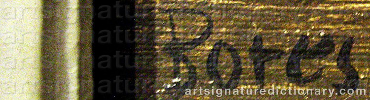 Signature by Francisco BORES