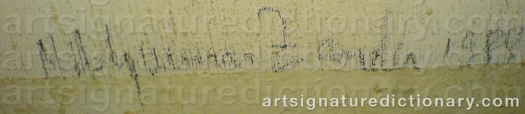 Signature by Nils-Gunnar ZANDER