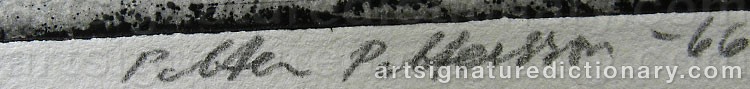Signature by Petter PETTERSSON