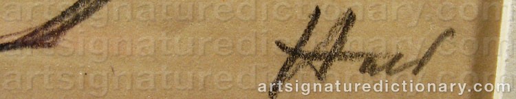 Signature by Edward HALD