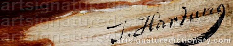 Authentic signature by Carl REICHERT on Painting/Watercolour artwork