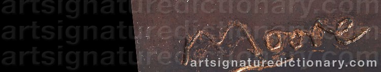 Signature by Henry MOORE
