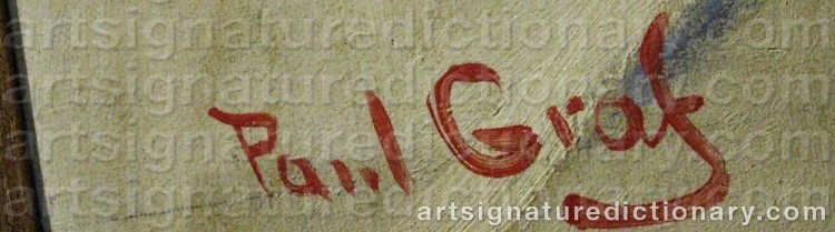 Signature by Paul GRAF