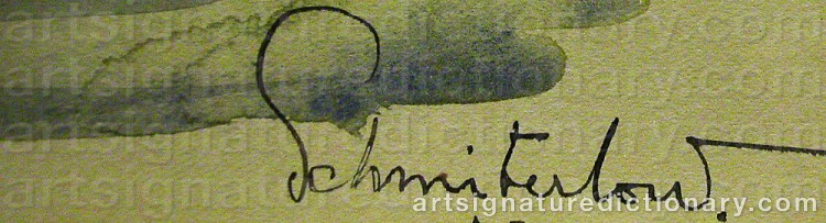 Signature by Bertram SCHMITERLÖW