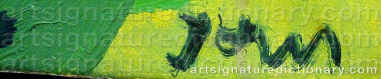 Signature by Asger JORN