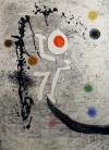 Close-up details showing Joan MIRO signature forgery characteristics