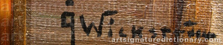 Signature by Åke WICKSTRÖM