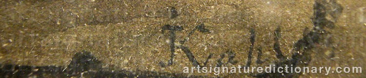 Signature by Johan KAHL
