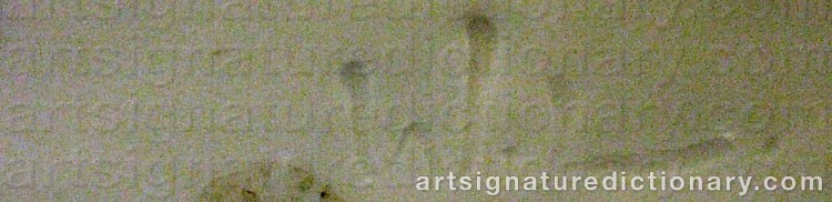 Signature by Waldemar LINDSTRÖM