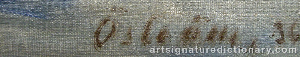 Signature by Folke ÖSTRÖM