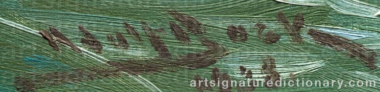 Signature by Adolf BOCK