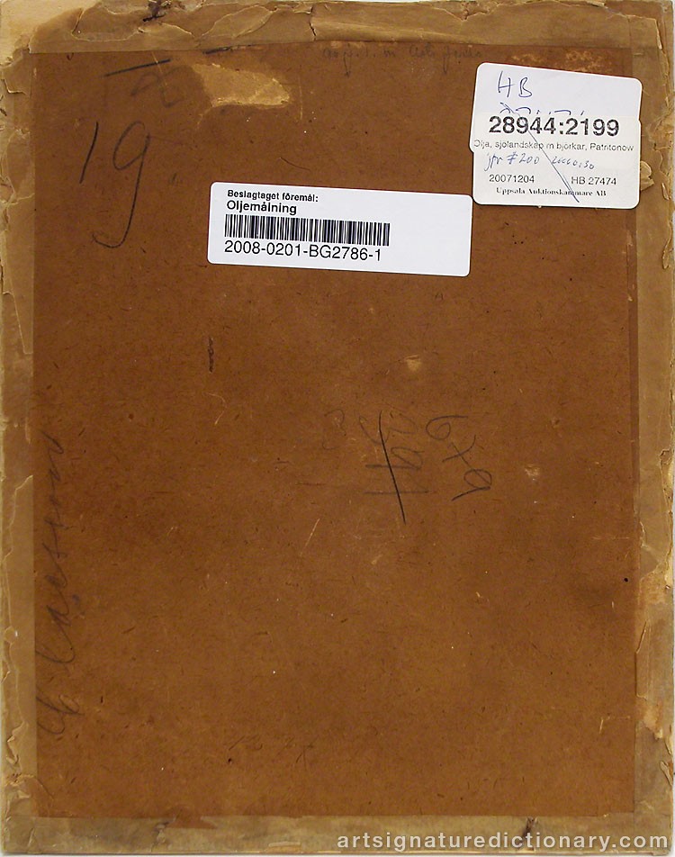 Close-up details showing Ivan Pavlovich POKHITONOV signature forgery characteristics