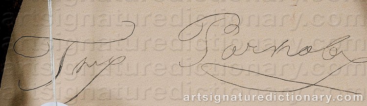 Authentic signature by Nikolay Efimovich RACHKOV on Painting/Watercolour artwork