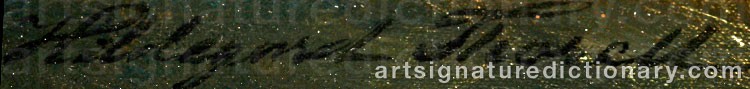 Signature by Hildegard THORELL