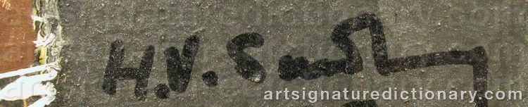 Signature by Hans Valter SUNDBERG